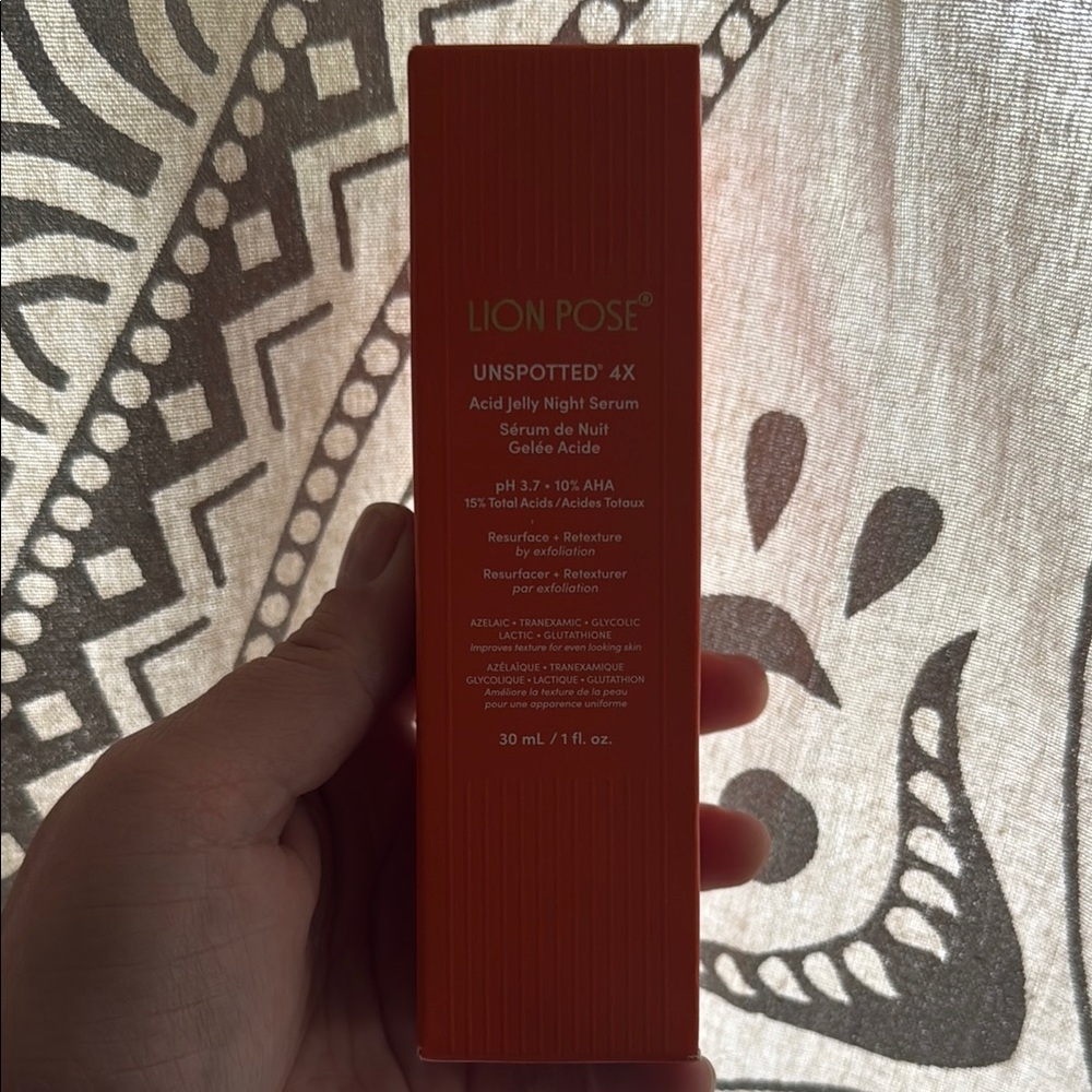 Lion Pose Unspotted 4X Acid Jelly Night Serum